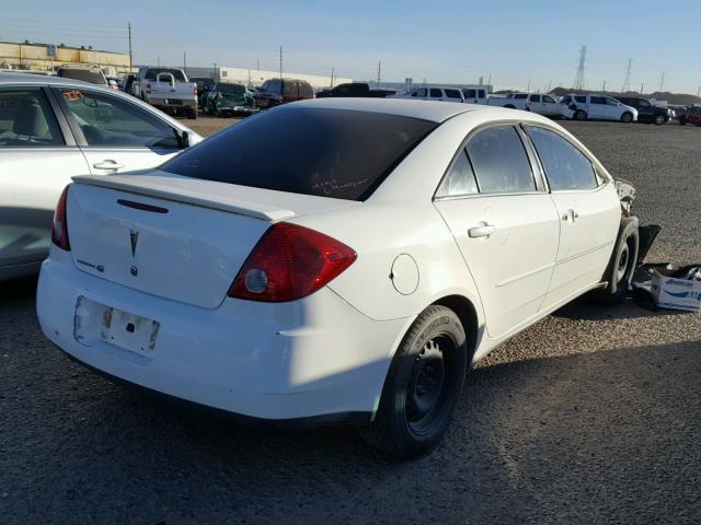 1G2ZF55B664161195 - 2006 PONTIAC G6 SE WHITE photo 4