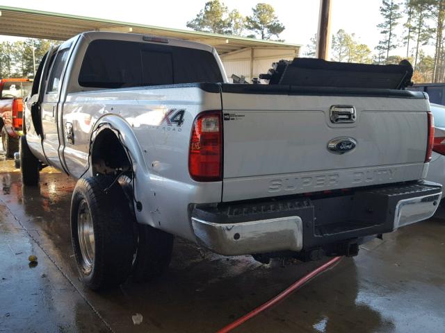 1FT8W3DT5FEB42797 - 2015 FORD F350 SUPER SILVER photo 3