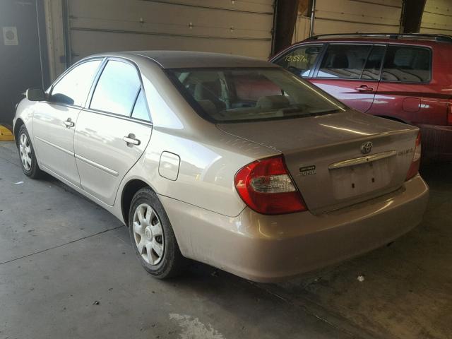 4T1BE30K54U927325 - 2004 TOYOTA CAMRY LE TAN photo 3