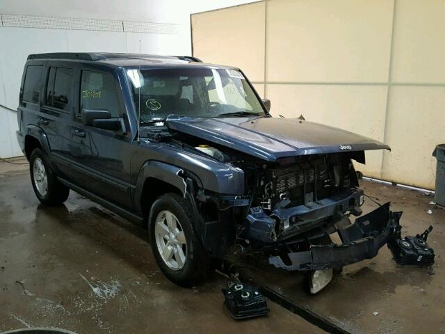 1J8HG48K48C217808 - 2008 JEEP COMMANDER BLUE photo 1