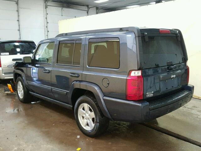 1J8HG48K48C217808 - 2008 JEEP COMMANDER BLUE photo 3