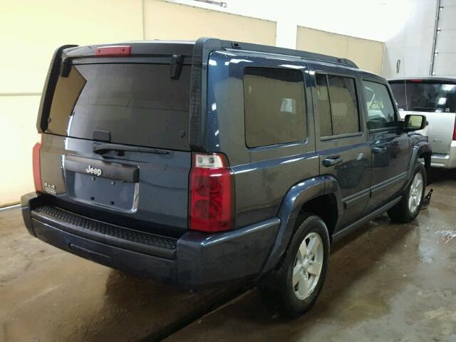 1J8HG48K48C217808 - 2008 JEEP COMMANDER BLUE photo 4