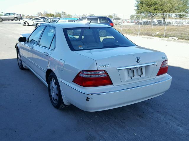 JH4KA96674C002465 - 2004 ACURA 3.5RL WHITE photo 3