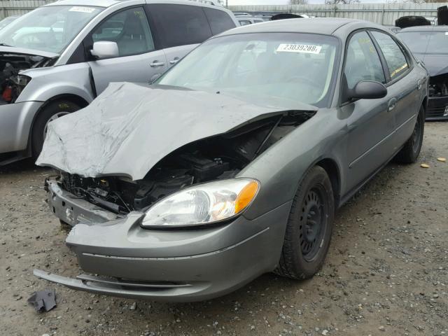 1FAFP52U62A145520 - 2002 FORD TAURUS LX SILVER photo 2