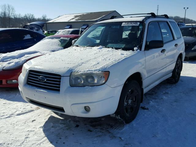 JF1SG63616H754550 - 2006 SUBARU FORESTER 2 WHITE photo 2