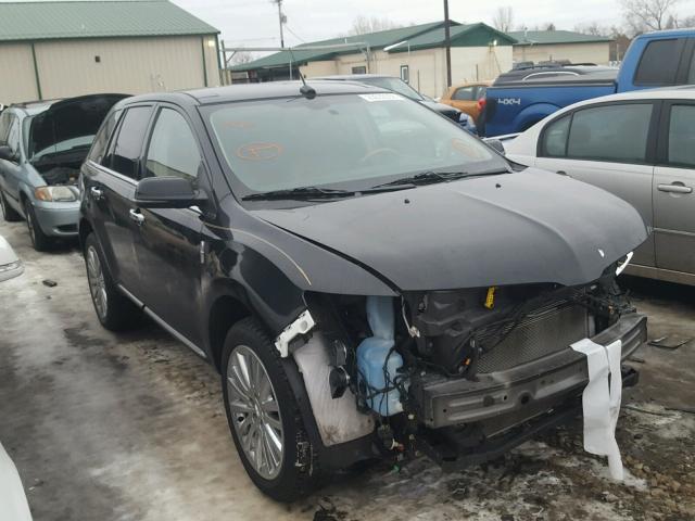 2LMDJ8JK4CBL16873 - 2012 LINCOLN MKX BLACK photo 1