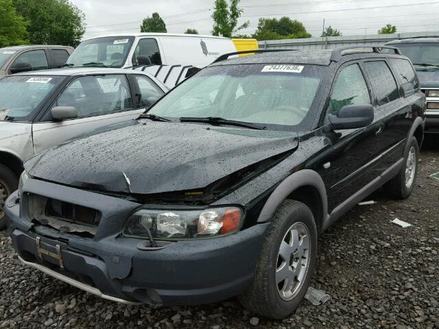 YV1SZ59H141127399 - 2004 VOLVO XC70 BLACK photo 2