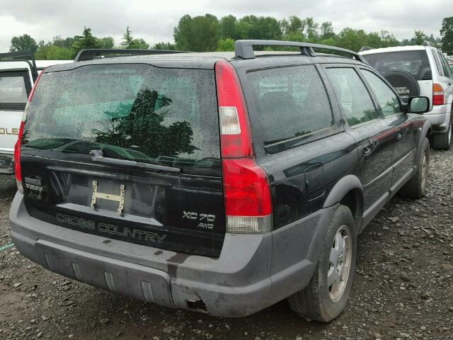 YV1SZ59H141127399 - 2004 VOLVO XC70 BLACK photo 4