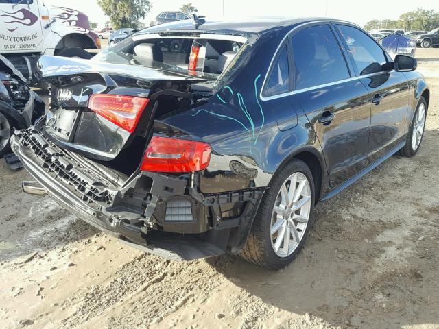 WAUAFAFLXFN011686 - 2015 AUDI A4 PREMIUM BLACK photo 4