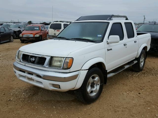 1N6ED27T6YC379406 - 2000 NISSAN FRONTIER C WHITE photo 2