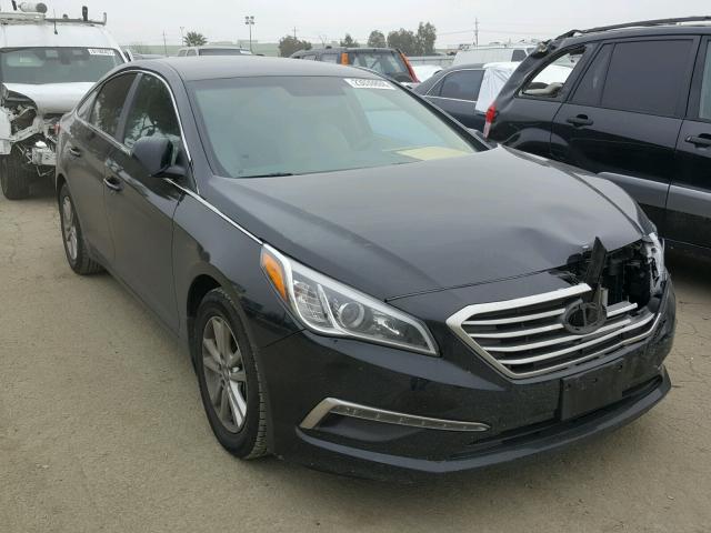 5NPE24AF4FH170349 - 2015 HYUNDAI SONATA SE BLACK photo 1