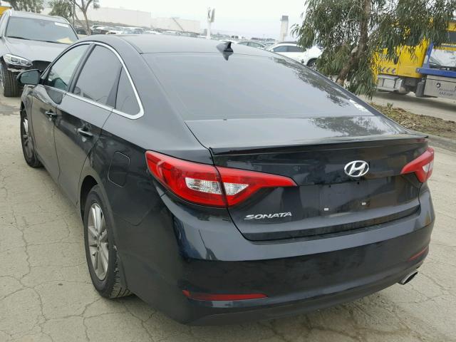 5NPE24AF4FH170349 - 2015 HYUNDAI SONATA SE BLACK photo 3