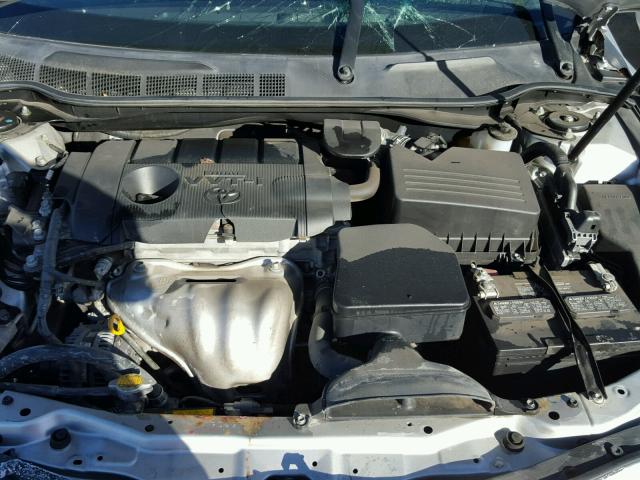 4T1BF3EK2BU772297 - 2011 TOYOTA CAMRY BASE SILVER photo 7