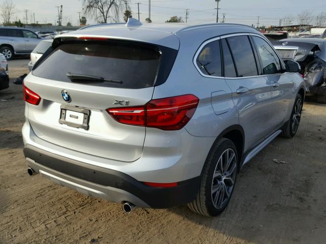 WBXHT3C35H5F70243 - 2017 BMW X1 XDRIVE2 SILVER photo 4