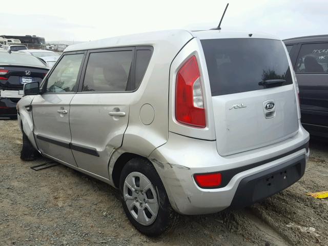 KNDJT2A51C7453234 - 2012 KIA SOUL SILVER photo 3