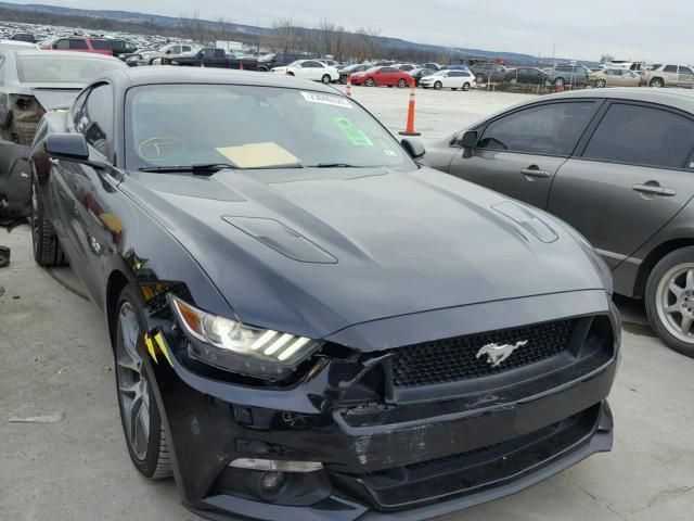 1FA6P8CF6F5424756 - 2015 FORD MUSTANG GT BLACK photo 1