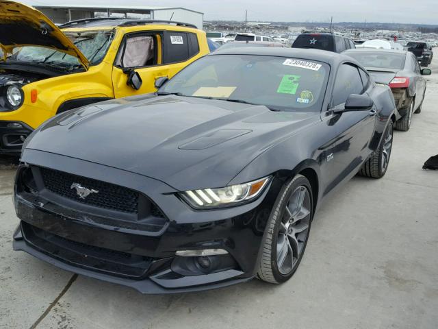 1FA6P8CF6F5424756 - 2015 FORD MUSTANG GT BLACK photo 2