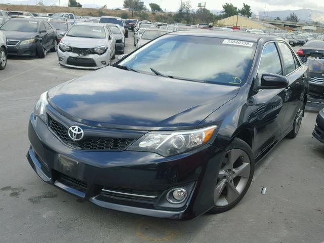 4T1BF1FK7CU172959 - 2012 TOYOTA CAMRY BASE BLACK photo 2