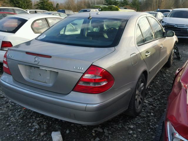 WDBUF26J56A979530 - 2006 MERCEDES-BENZ E 320 CDI SILVER photo 4