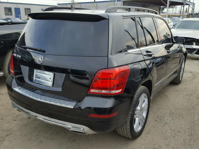 WDCGG5HB9FG422307 - 2015 MERCEDES-BENZ GLK 350 BLACK photo 4