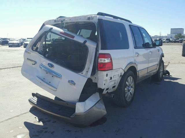 1FMJU1H52CEF14756 - 2012 FORD EXPEDITION WHITE photo 4