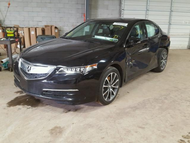 19UUB2F35GA012322 - 2016 ACURA TLX BLACK photo 2