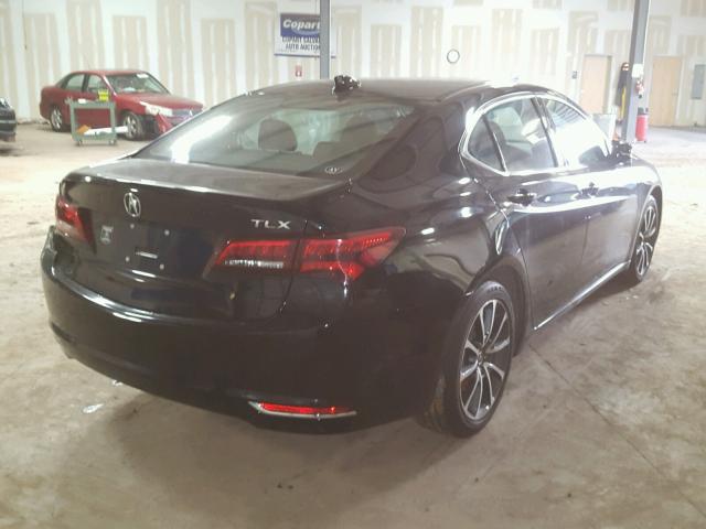 19UUB2F35GA012322 - 2016 ACURA TLX BLACK photo 4