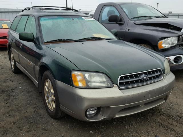 4S3BH686537613448 - 2003 SUBARU LEGACY OUT GREEN photo 1