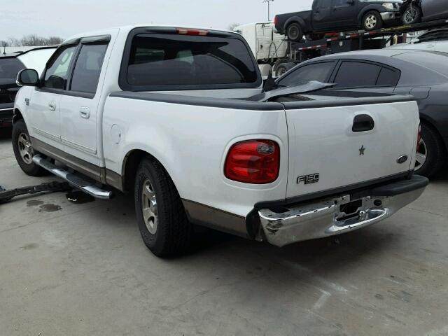 1FTRW07613KD15530 - 2003 FORD F150 SUPER WHITE photo 3