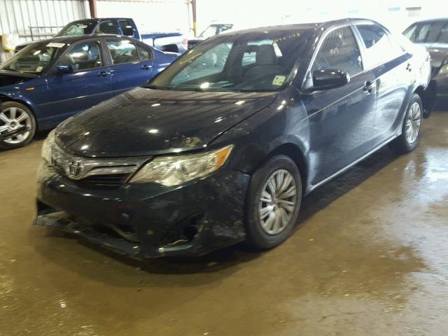 4T4BF1FK3ER424988 - 2014 TOYOTA CAMRY L BLACK photo 2