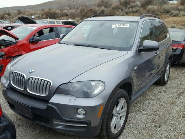 5UXFE83587LZ40460 - 2007 BMW X5 4.8I GRAY photo 2