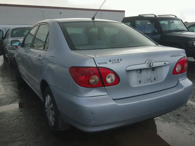 1NXBR32EX5Z494517 - 2005 TOYOTA COROLLA CE SILVER photo 3