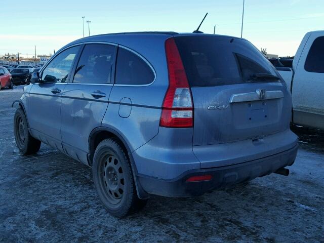 JHLRE48797C102717 - 2007 HONDA CR-V EXL BLUE photo 3