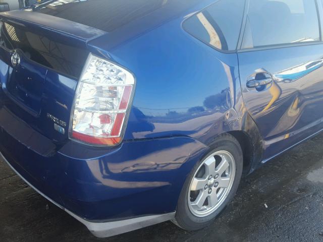 JTDKB20U297830212 - 2009 TOYOTA PRIUS BLUE photo 9