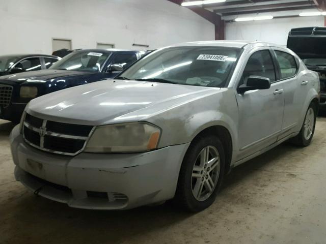 1B3LC56R78N171674 - 2008 DODGE AVENGER SX SILVER photo 2