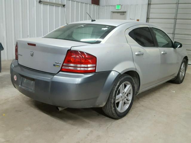 1B3LC56R78N171674 - 2008 DODGE AVENGER SX SILVER photo 4