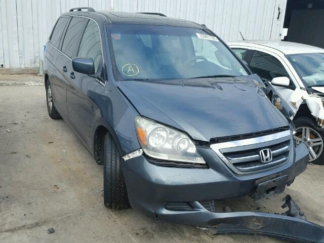 5FNRL38655B419852 - 2005 HONDA ODYSSEY EX GRAY photo 1