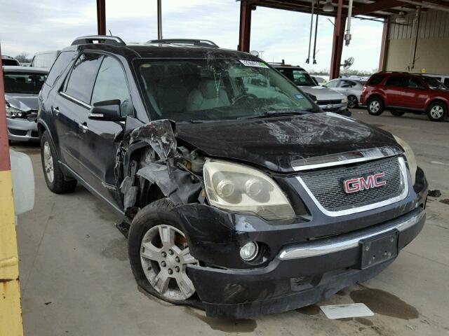 1GKEV33788J130765 - 2008 GMC ACADIA SLT BLACK photo 1