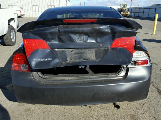 1HGFA16507L126272 - 2007 HONDA CIVIC LX BLACK photo 9