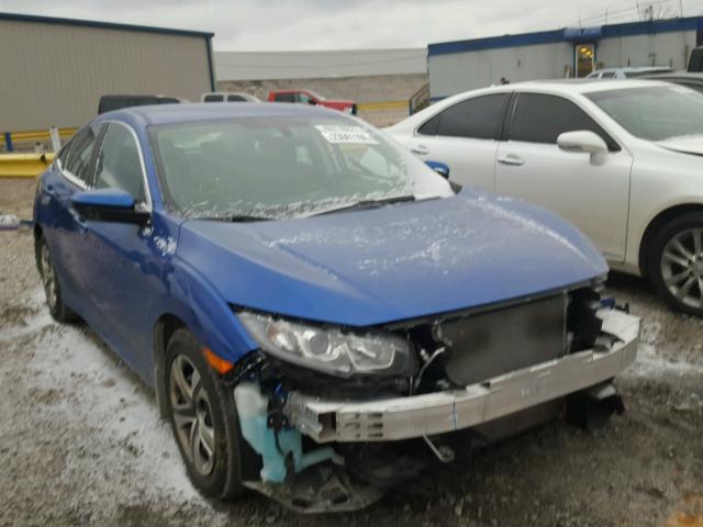 19XFC2F52GE036192 - 2016 HONDA CIVIC LX BLUE photo 1