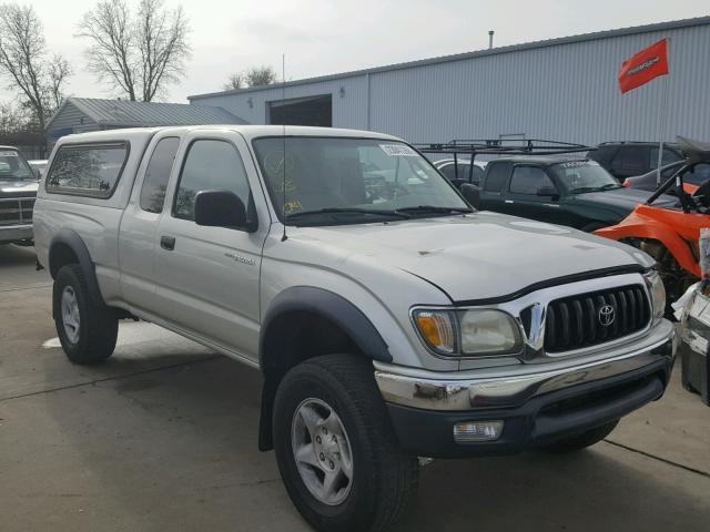 5TEWN72N02Z027151 - 2002 TOYOTA TACOMA XTR SILVER photo 1