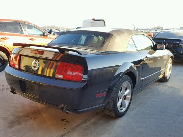 1ZVHT85H165123869 - 2006 FORD MUSTANG GT BLACK photo 4