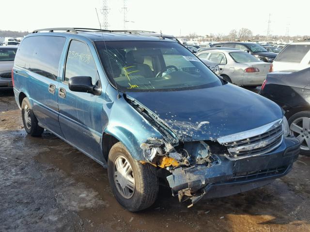 1GNDX03E93D148298 - 2003 CHEVROLET VENTURE BLUE photo 1