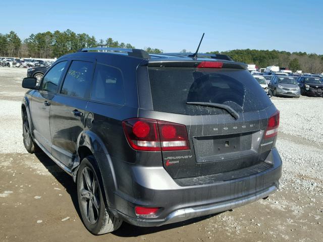 3C4PDCGB3FT723140 - 2015 DODGE JOURNEY CR GRAY photo 3