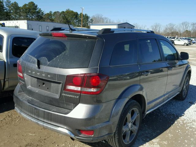 3C4PDCGB3FT723140 - 2015 DODGE JOURNEY CR GRAY photo 4