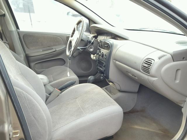 1P3ES46C3YD780167 - 2000 PLYMOUTH NEON BASE 棕色 照片 5