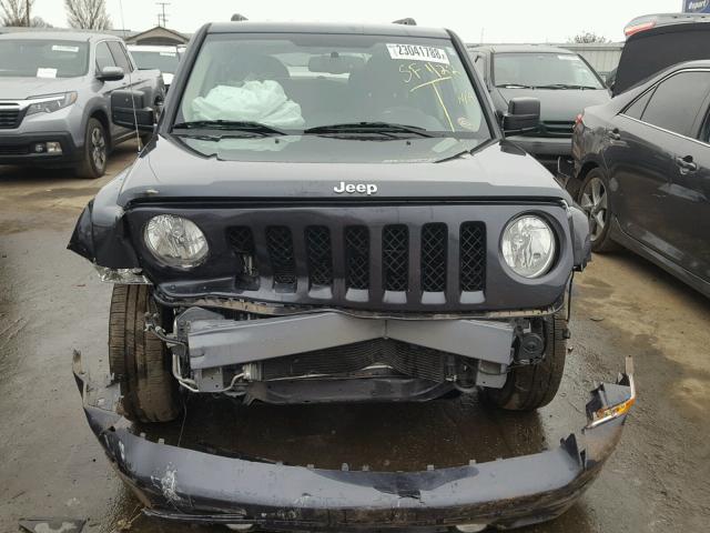 1C4NJPBB5GD507294 - 2016 JEEP PATRIOT SP BLACK photo 9