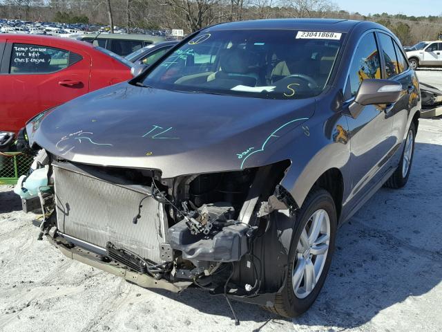 5J8TB3H57DL007574 - 2013 ACURA RDX TECHNO BROWN photo 2