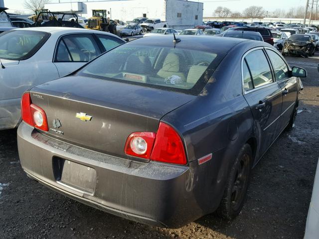 1G1ZB5E1XBF199874 - 2011 CHEVROLET MALIBU LS CHARCOAL photo 4