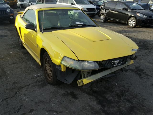 1FAFP44453F418331 - 2003 FORD MUSTANG YELLOW photo 1